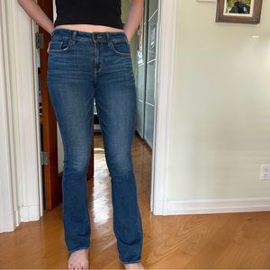 X-Long American Eagle Flare Jeans in Dark Wash